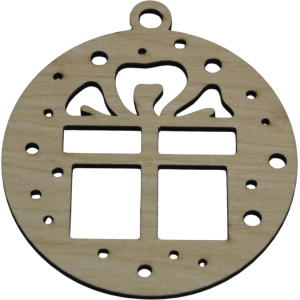 Ajándék karácsonyfadísz