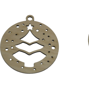 Fenyőfa karácsonyfadísz 2.