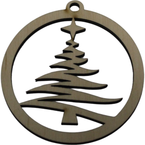 Fenyőfa karácsonyfadísz 3.