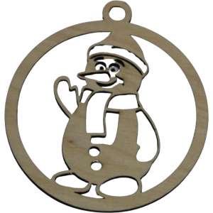 Hóemberke karácsonyfadísz