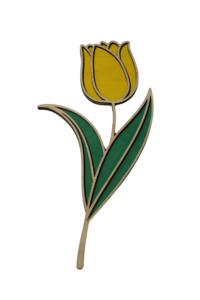 Kézzel készült tulipán alakú virág