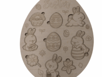 Húsvéti kifesthető kirakó "Happy Easter"