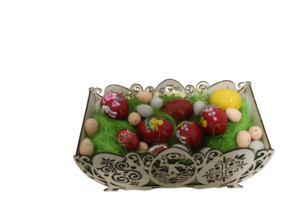 Húsvéti asztali kosár/dísz